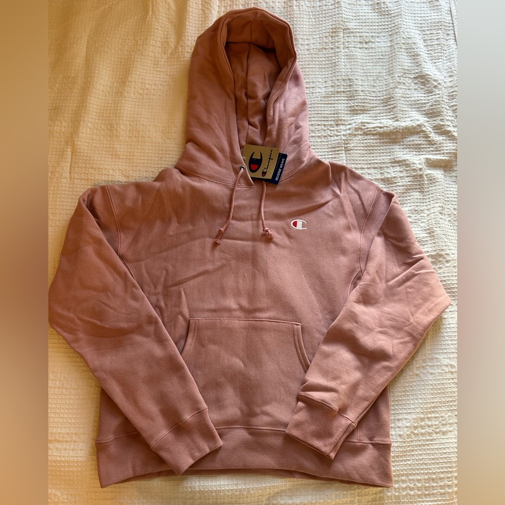 Champion Women’s Dusty Pink Hoodie Sweatshirt